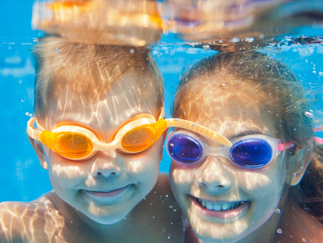 Water with Solar Pool Heating