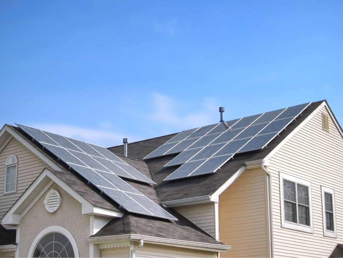 Home solar panels